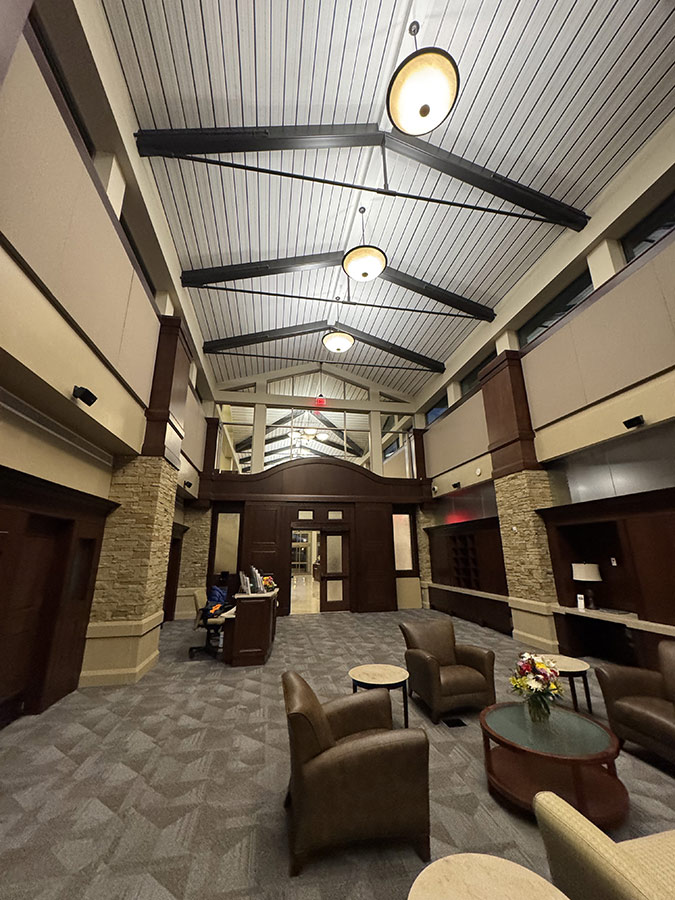 Venue corridor and lounge - Commercial remodeling by DRI Construction