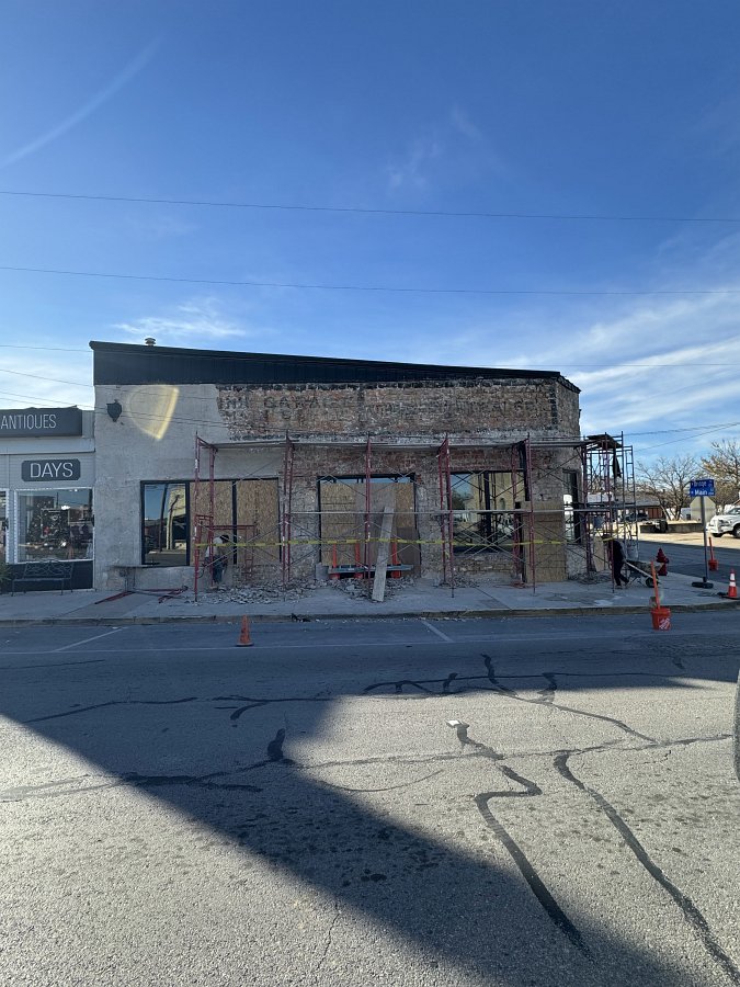 Exterior renovation of commercial building